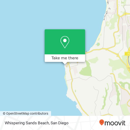 Mapa de Whispering Sands Beach