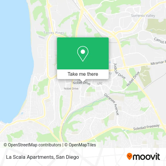 Mapa de La Scala Apartments