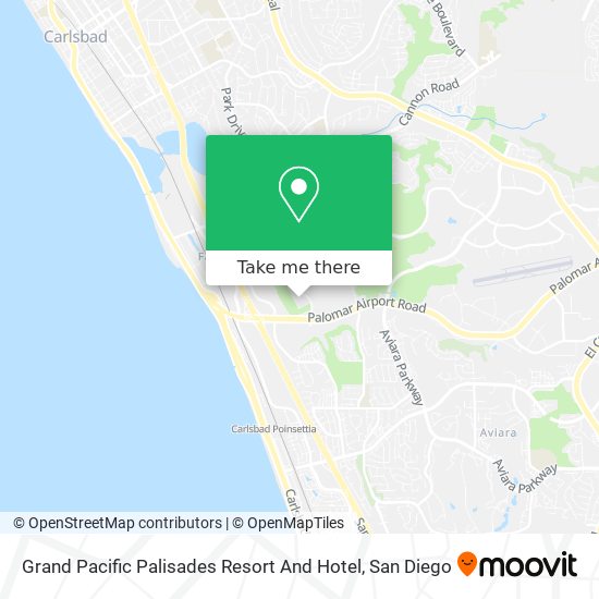 Mapa de Grand Pacific Palisades Resort And Hotel