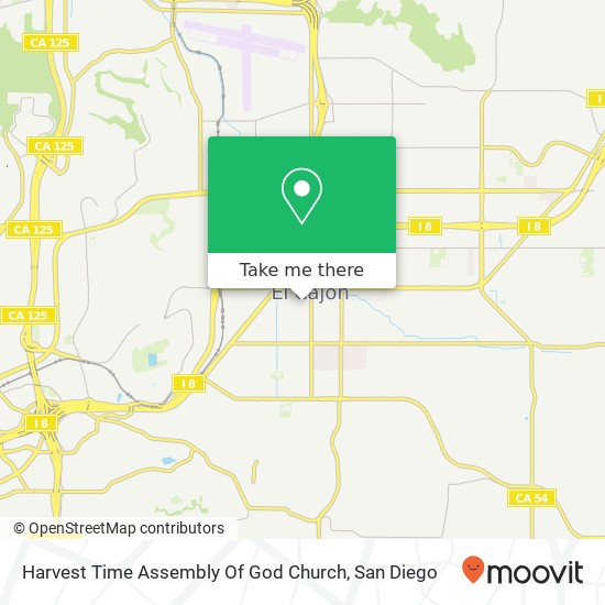 Mapa de Harvest Time Assembly Of God Church