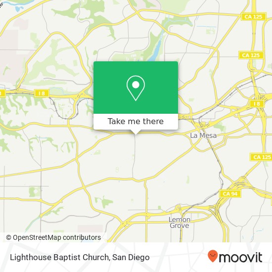 Mapa de Lighthouse Baptist Church