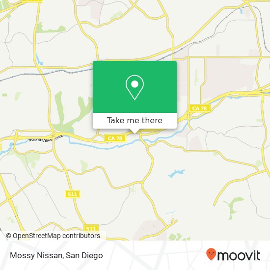 Mossy Nissan map