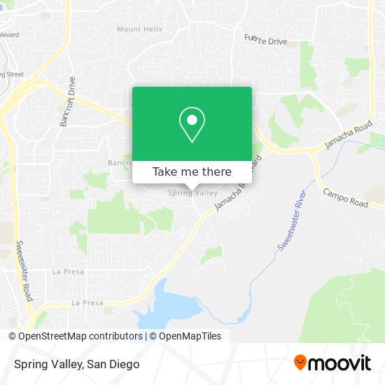 Spring Valley map