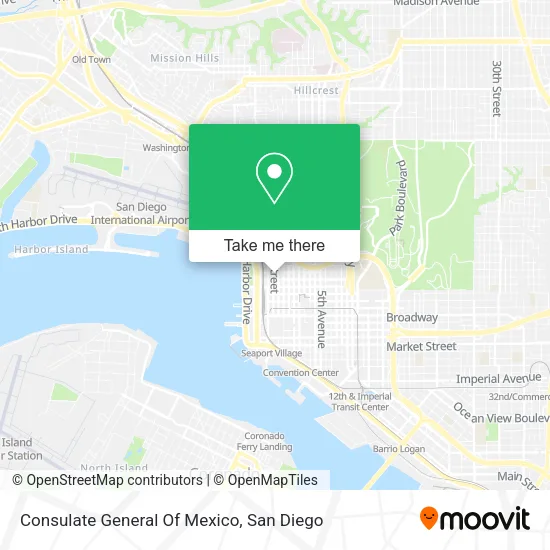 Mapa de Consulate General Of Mexico