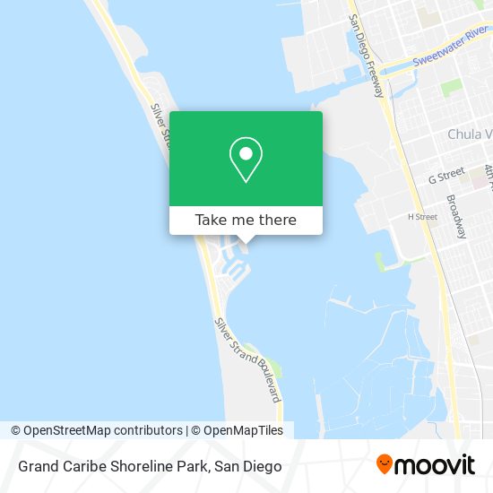 Mapa de Grand Caribe Shoreline Park