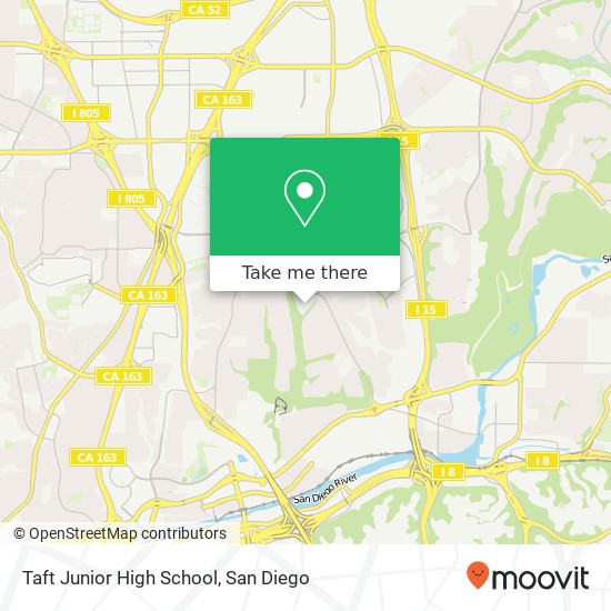 Mapa de Taft Junior High School