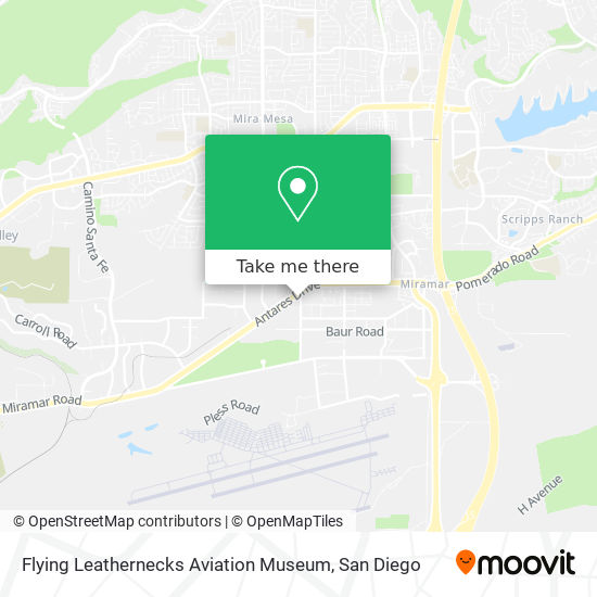 Flying Leathernecks Aviation Museum map