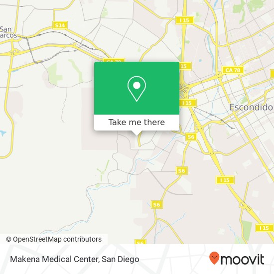 Mapa de Makena Medical Center