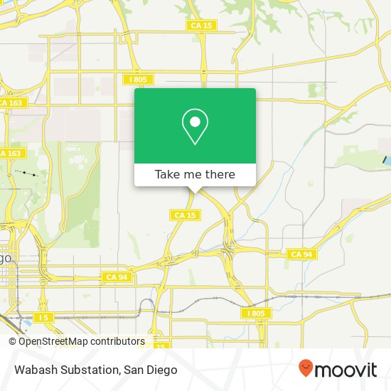 Wabash Substation map
