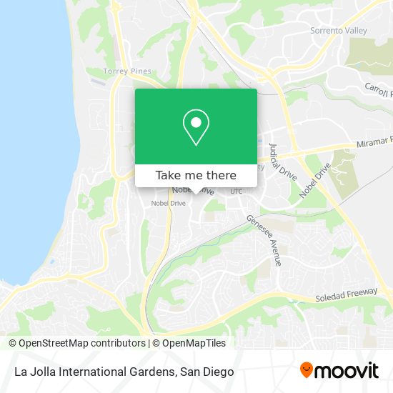 Mapa de La Jolla International Gardens