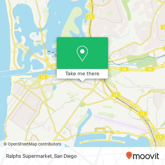 Mapa de Ralphs Supermarket