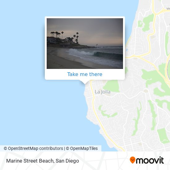 Mapa de Marine Street Beach