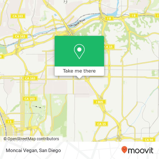 Mapa de Moncai Vegan