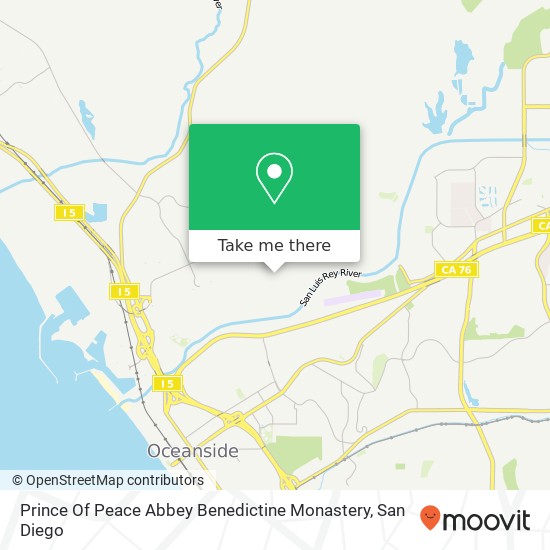 Mapa de Prince Of Peace Abbey Benedictine Monastery