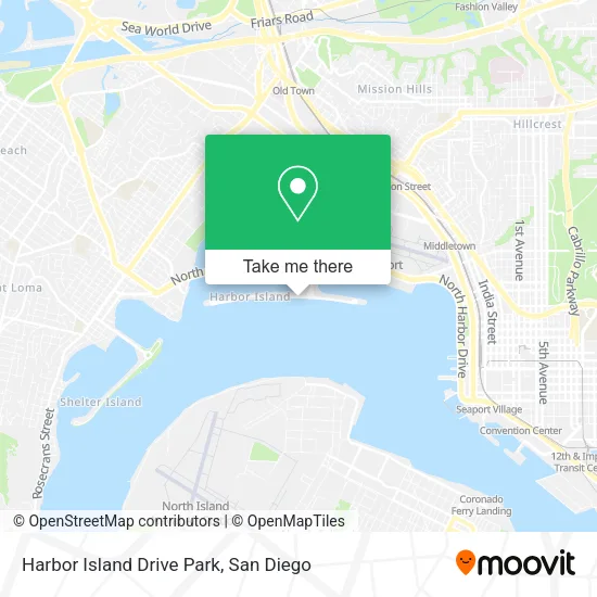 Harbor Island Drive Park map