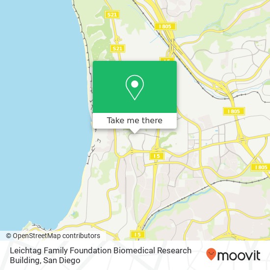 Leichtag Family Foundation Biomedical Research Building map