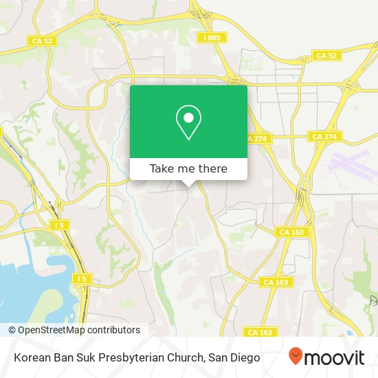 Mapa de Korean Ban Suk Presbyterian Church