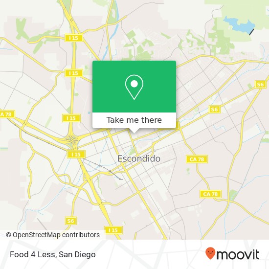 Food 4 Less map