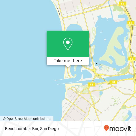 Beachcomber Bar map
