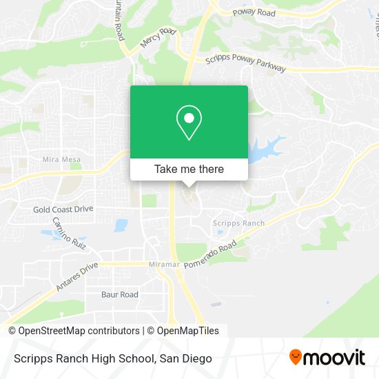 Scripps Ranch High School map