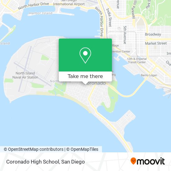 Coronado High School map