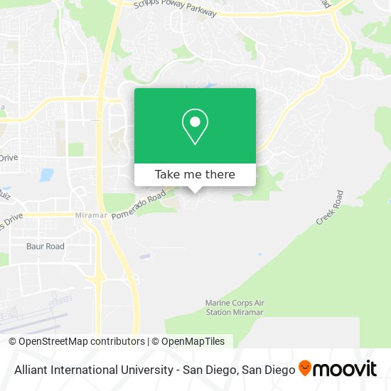 Alliant International University - San Diego map