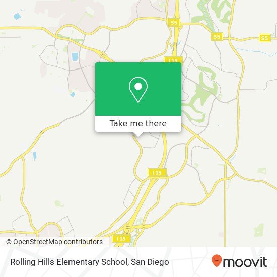 Mapa de Rolling Hills Elementary School
