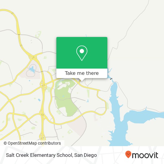 Salt Creek Elementary School map