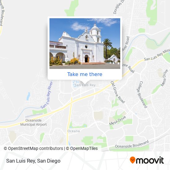 San Luis Rey map