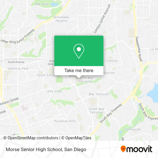 Mapa de Morse Senior High School