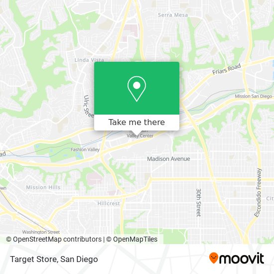 Target Store map