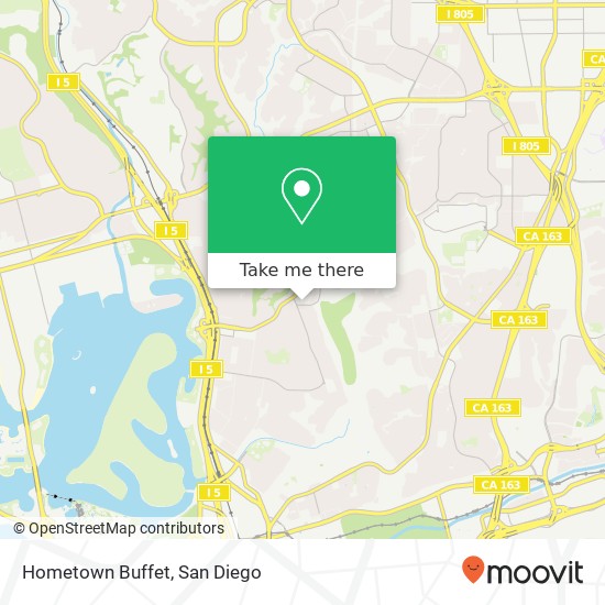 Mapa de Hometown Buffet