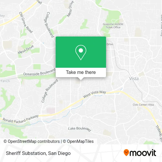 Mapa de Sheriff Substation