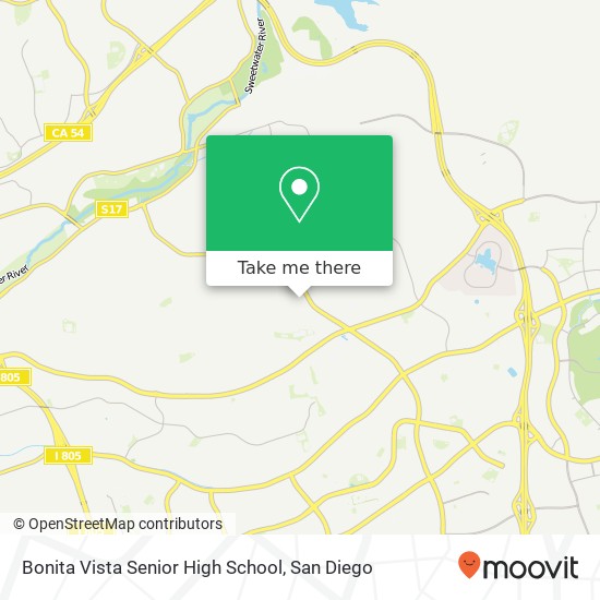 Bonita Vista Senior High School map