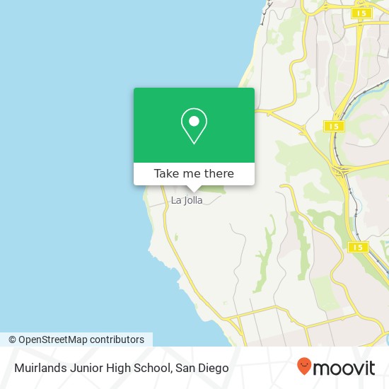 Muirlands Junior High School map
