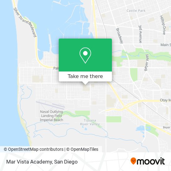 Mar Vista Academy map