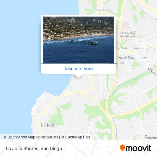 La Jolla Shores map
