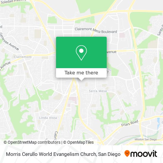 Morris Cerullo World Evangelism Church map