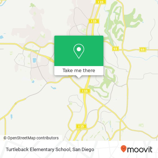 Mapa de Turtleback Elementary School