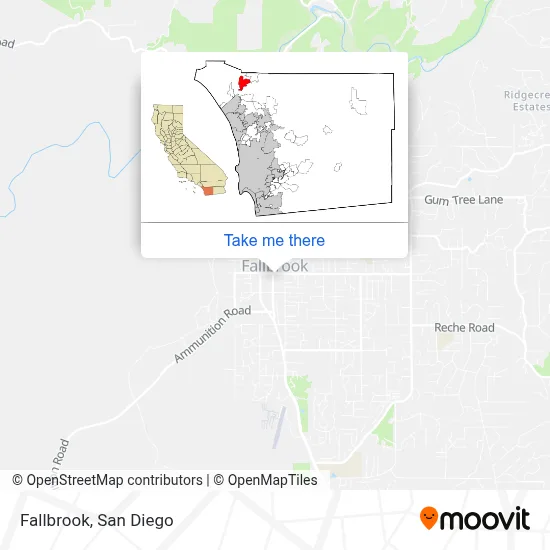 Fallbrook map