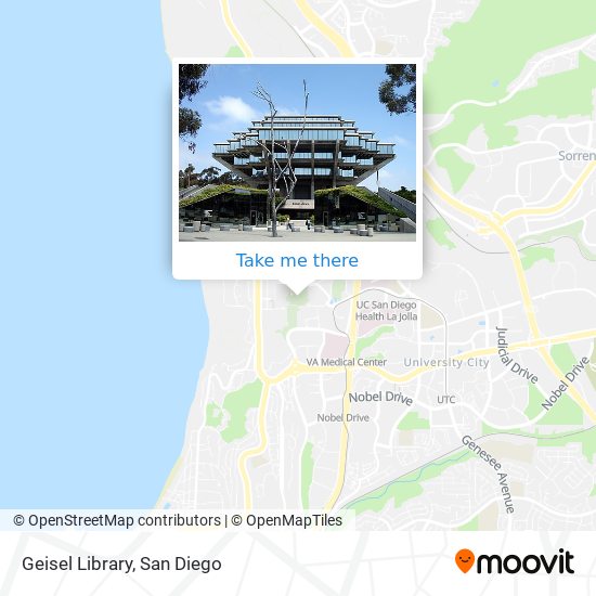 Mapa de Geisel Library