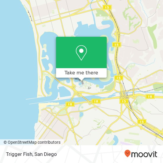 Trigger Fish map