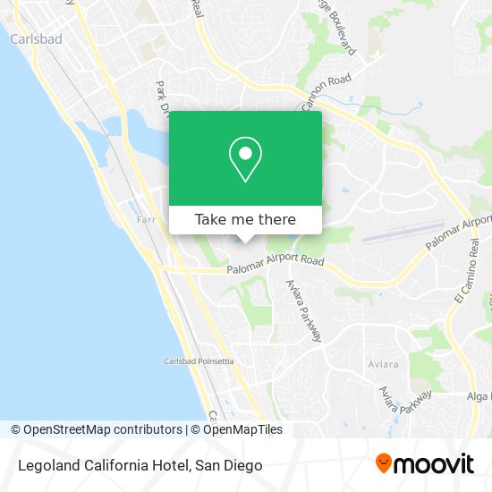 Legoland California Hotel map