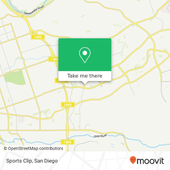 Sports Clip map