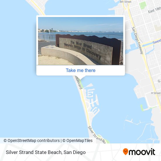 Silver Strand State Beach map