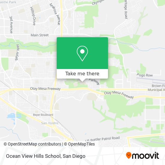 Mapa de Ocean View Hills School