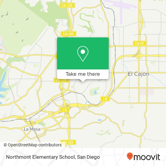 Northmont Elementary School map