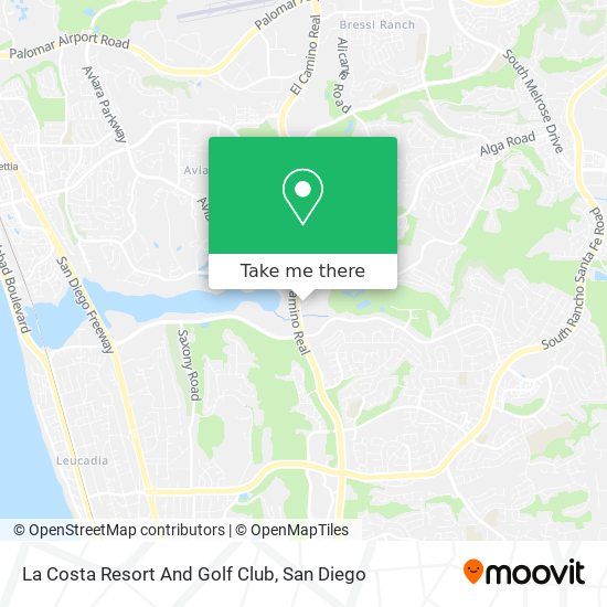 La Costa Resort And Golf Club map
