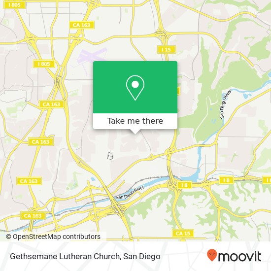 Mapa de Gethsemane Lutheran Church