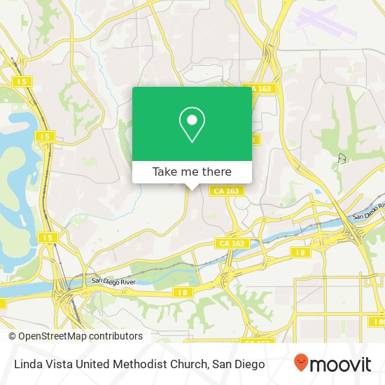 Linda Vista United Methodist Church map